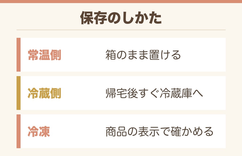 コストコのクレープの保存方法は種類で変わる
