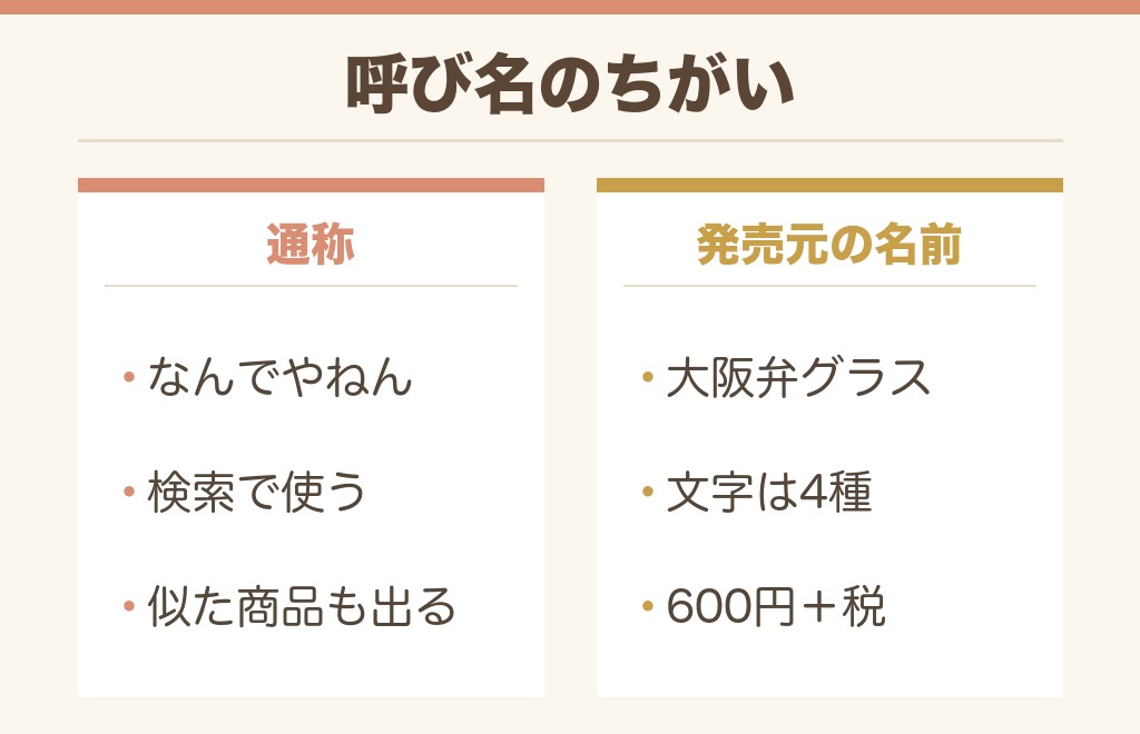 なんでやねんサングラスと大阪弁グラスの違い