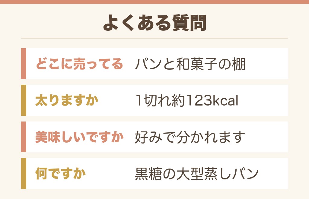 黒糖フークレエのよくある質問