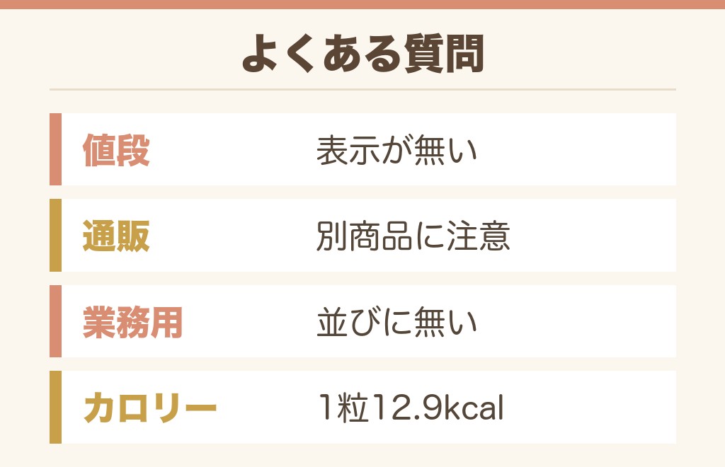 たけのこの里80粒のよくある質問